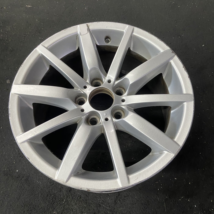 17" BMW 323i 08-12 17x8.5 , 10 spoke, alternating spoke Original OEM Wheel Rim - Close-Up Detail
