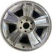 20" AVALANCHE 1500 09-10 20x8.5, 5 spoke, covered lug nuts, grooved spoke - Front View