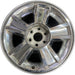 20" AVALANCHE 1500 09-10 20x8.5, 5 spoke, covered lug nuts, grooved spoke - Front View