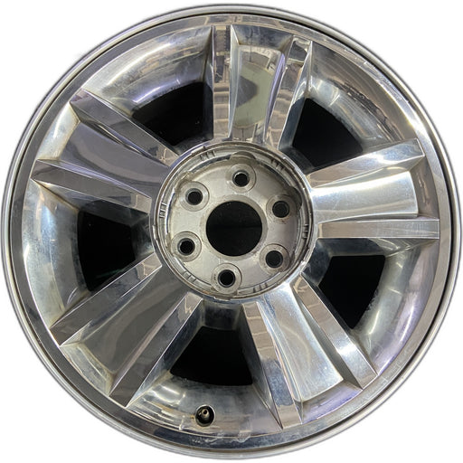 20" AVALANCHE 1500 09-10 20x8.5, 5 spoke, covered lug nuts, grooved spoke - Front View