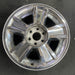 20" AVALANCHE 1500 09-10 20x8.5, 5 spoke, covered lug nuts, grooved spoke - Angle View