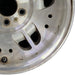 14" RANGER 95 14x6 aluminum w/10 small holes 10 ovals Original OEM Wheel Rim - Close-Up Detail