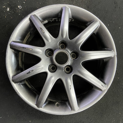 17" LUCERNE 06 17x7, , silver finish Original OEM Wheel Rim - Angle View