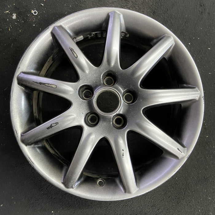 17" LUCERNE 06 17x7, , silver finish Original OEM Wheel Rim - Angle View