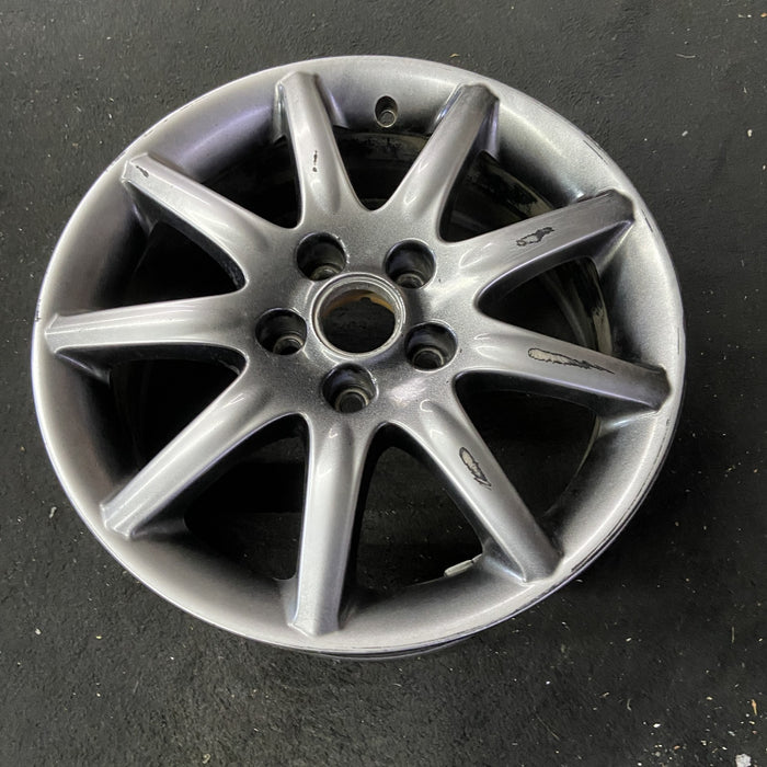 17" LUCERNE 06 17x7, , silver finish Original OEM Wheel Rim - Close-Up Detail
