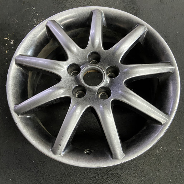 17" LUCERNE 06 17x7, , silver finish Original OEM Wheel Rim - Side Profile