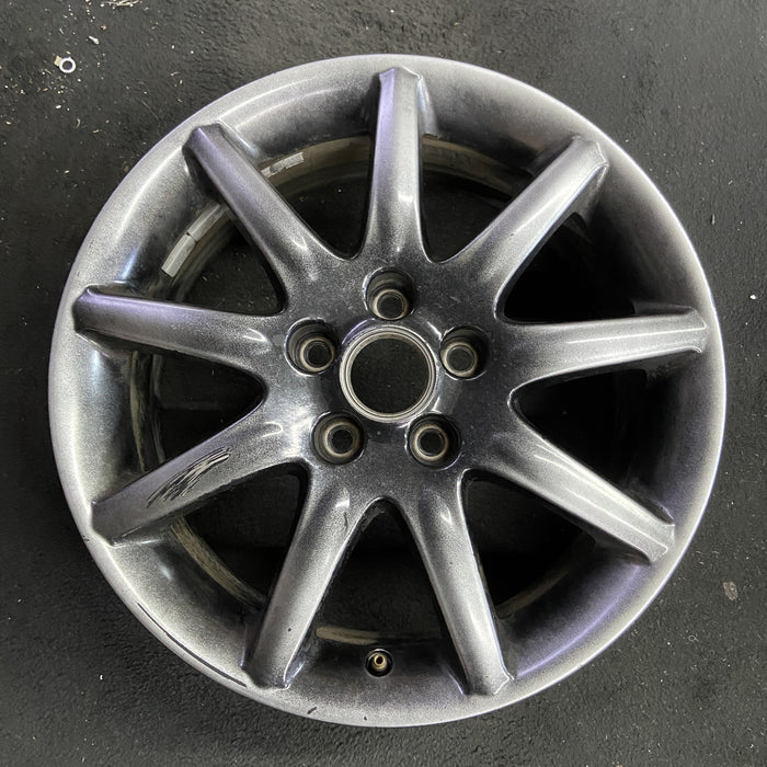 17" LUCERNE 06 17x7, , silver finish Original OEM Wheel Rim - Angle View