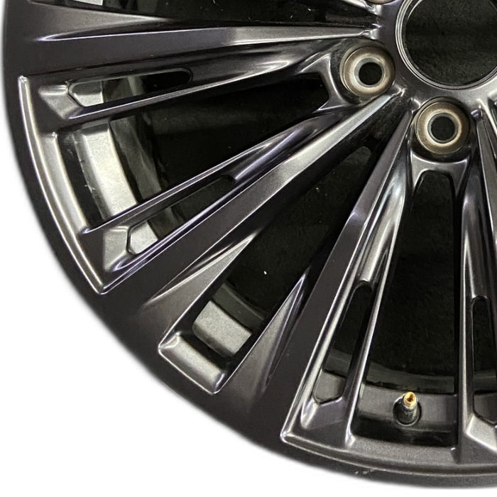 22" ESCALADE 23 22x9 12 spoke opt SQO Original OEM Wheel Rim - Back View