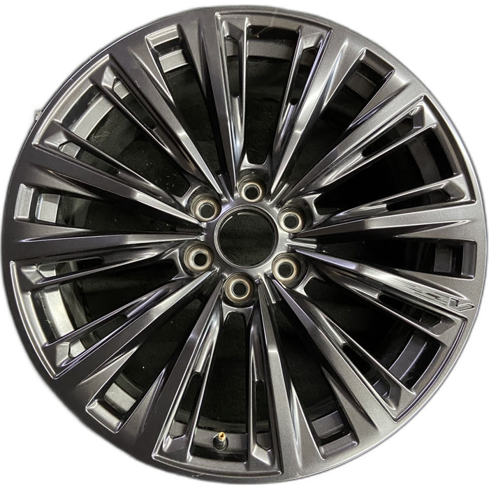 22" ESCALADE 23 22x9, 12 spoke, opt SQO Original OEM Wheel Rim - Front View