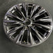22" ESCALADE 23 22x9, 12 spoke, opt SQO Original OEM Wheel Rim - Side Profile