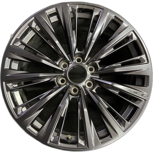 22" ESCALADE 23 22x9 12 spoke opt SQO Original OEM Wheel Rim - Front View