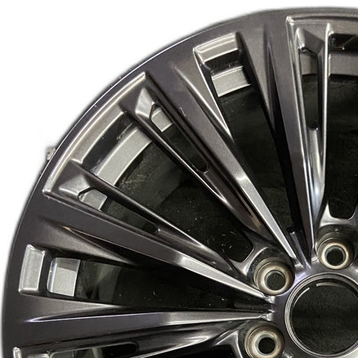 22" ESCALADE 23 22x9 12 spoke opt SQO Original OEM Wheel Rim - Angle View