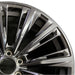 22" ESCALADE 23 22x9 12 spoke opt SQO Original OEM Wheel Rim - Side Profile