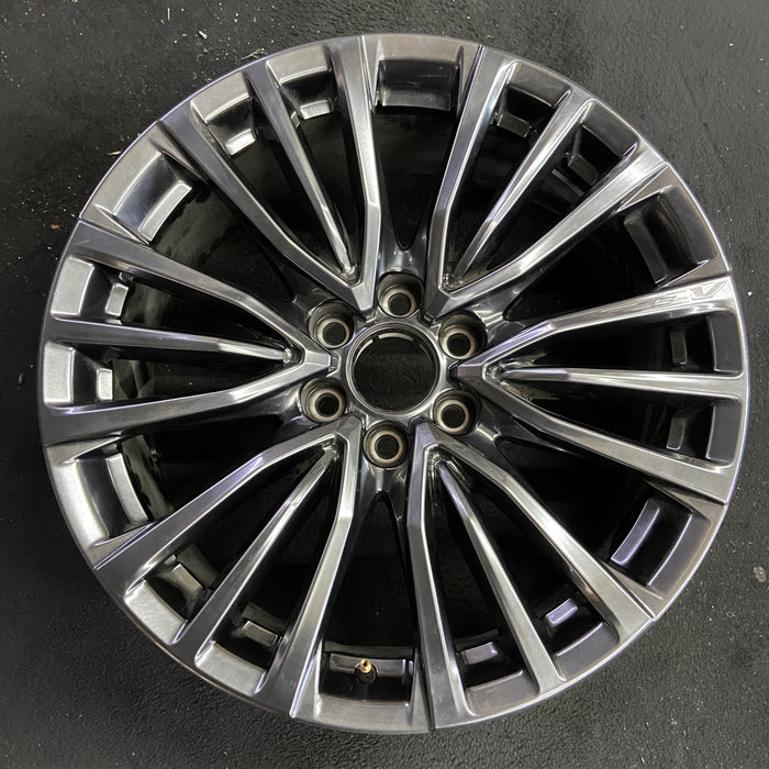 22" ESCALADE 23-24 22x9, 6 spoke Original OEM Wheel Rim - Angle View