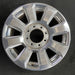 20" FORD F250SD PICKUP 17 20x8 , 8 spoke, polished, 8" center cap, Original OEM - Angle View