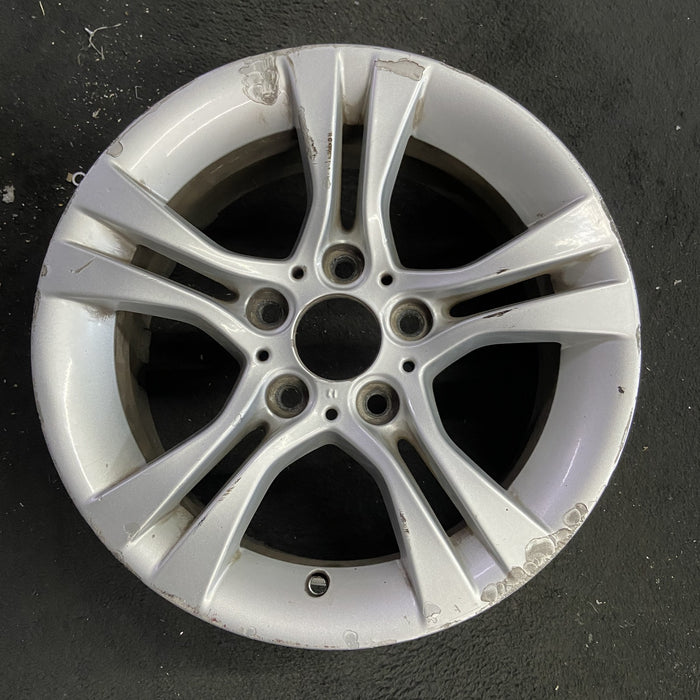 16" BMW 323i 07-11 16x7, alloy, 5 spoke, double spoke Original OEM Wheel Rim - Angle View