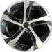 18" TRAX 24 18x7.5, machined black Original OEM Wheel Rim - Front View
