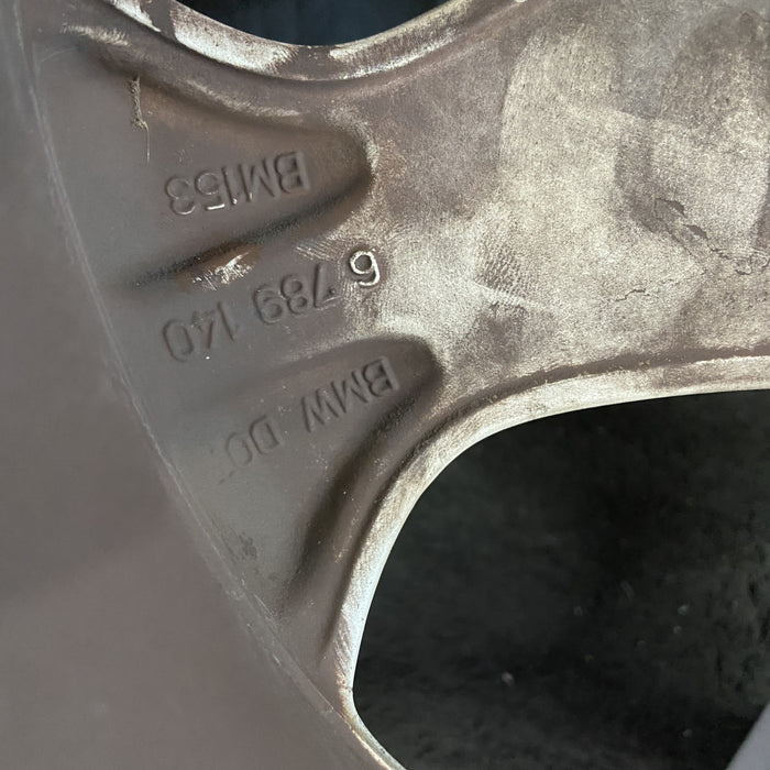 17" BMW X1 12-15 17x7.5, alloy, 5 spoke, Y spoke Original OEM Wheel Rim