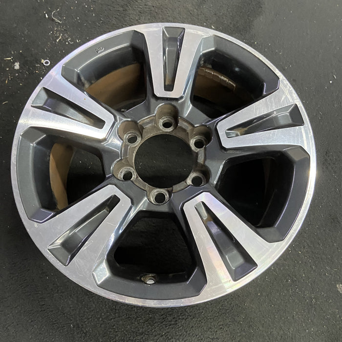 17" TACOMA 16-19 17x7.5, alloy Original OEM Wheel Rim - Side Profile