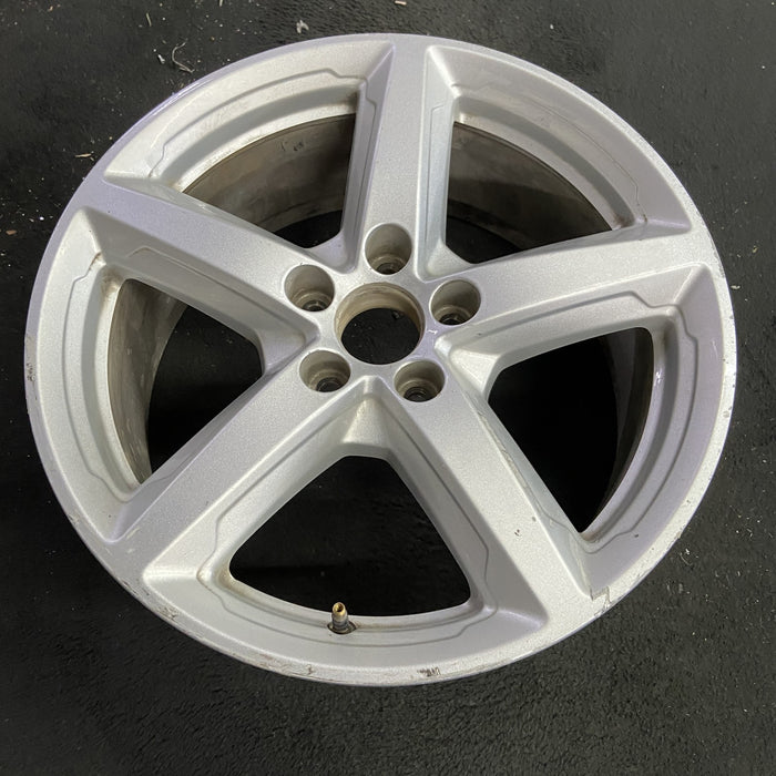 18" EXPLORER 16-17 18x8 , aluminum, w/o police package; 5 spoke Original OEM - Side Profile