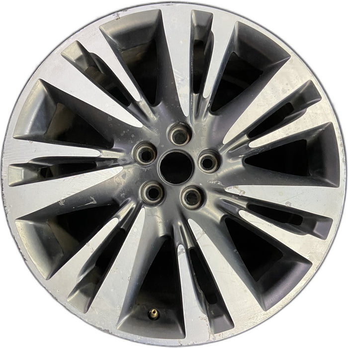 19" MKZ 17 19x8 , 14 spoke Original OEM Wheel Rim - Front View