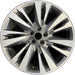 19" MKZ 17 19x8 , 14 spoke Original OEM Wheel Rim - Front View