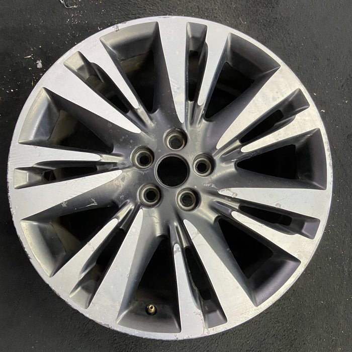 19" MKZ 17 19x8 , 14 spoke Original OEM Wheel Rim - Angle View