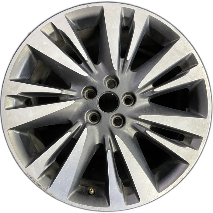 19" MKZ 17 19x8 , 14 spoke Original OEM Wheel Rim - Front View