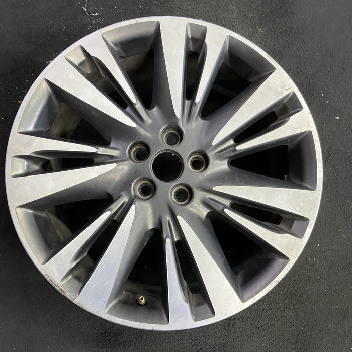 19" MKZ 17 19x8 , 14 spoke Original OEM Wheel Rim - Angle View