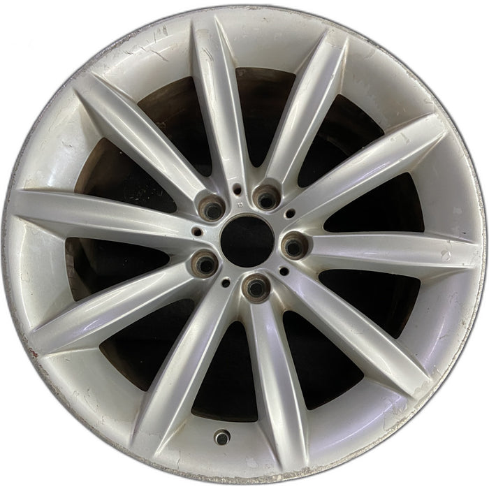 19" BMW 750i 06-08 19x10 , 10 spoke, grooved spoke, wide groove Original OEM - Front View