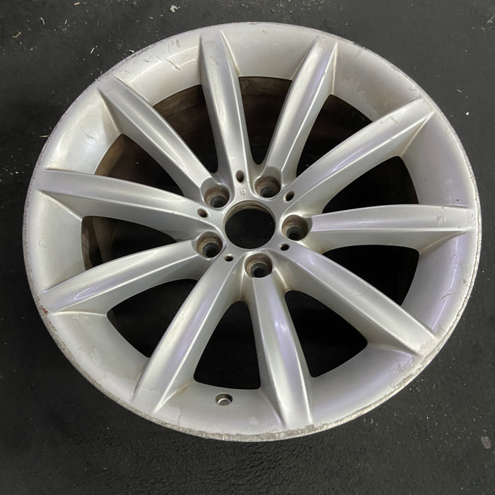 19" BMW 750i 06-08 19x10 , 10 spoke, grooved spoke, wide groove Original OEM - Side Profile