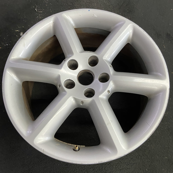18" 350Z 03-05 18x8 , 6 spoke, rear Original OEM Wheel Rim - Side Profile