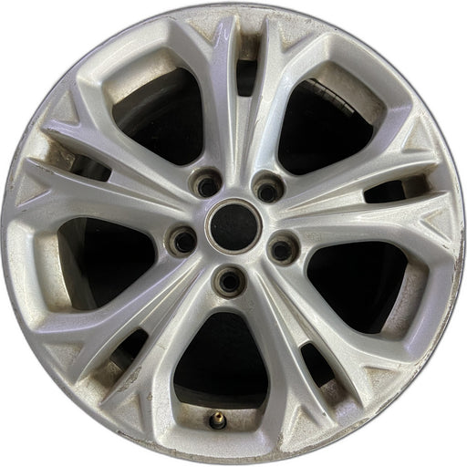17" FUSION 12 17x7.5, , 5 split spokes Original OEM Wheel Rim - Front View