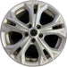 17" FUSION 12 17x7.5, , 5 split spokes Original OEM Wheel Rim - Front View
