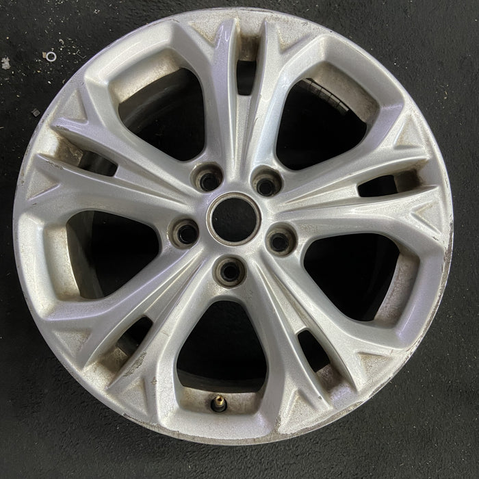 17" FUSION 12 17x7.5, , 5 split spokes Original OEM Wheel Rim - Angle View