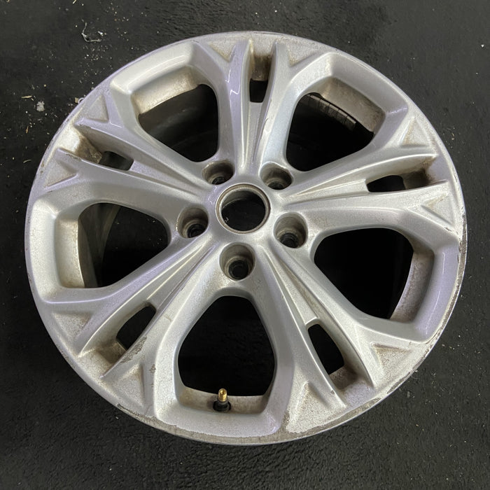17" FUSION 12 17x7.5, , 5 split spokes Original OEM Wheel Rim - Side Profile