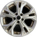 17" FUSION 12 17x7.5, , 5 split spokes Original OEM Wheel Rim - Front View