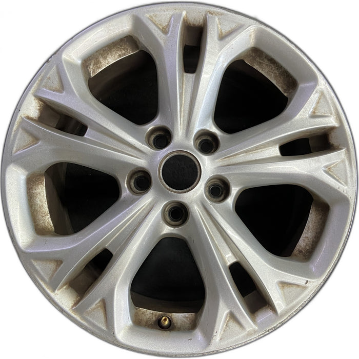 17" FUSION 12 17x7.5, , 5 split spokes Original OEM Wheel Rim - Front View