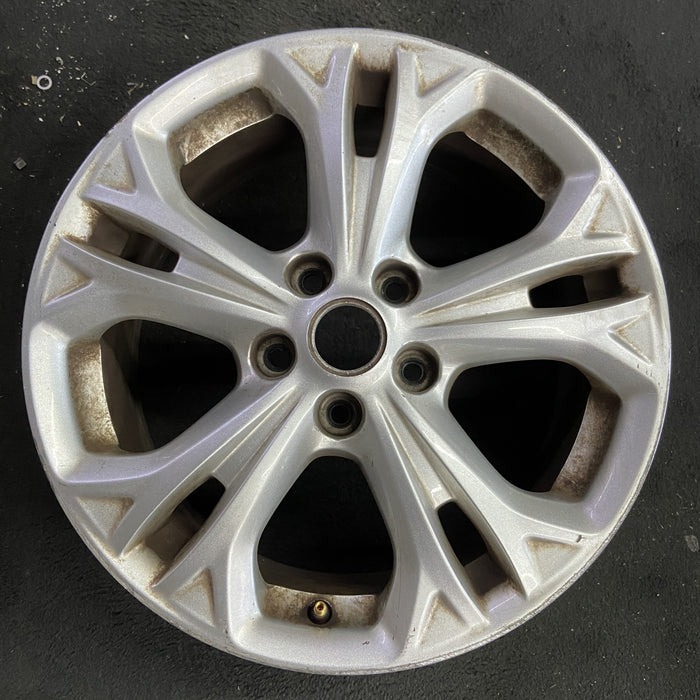 17" FUSION 12 17x7.5, , 5 split spokes Original OEM Wheel Rim - Angle View