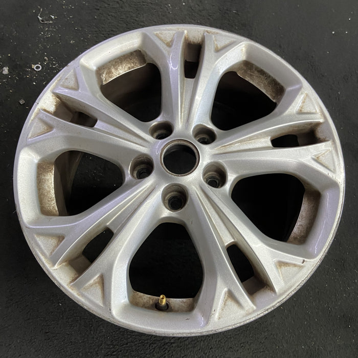 17" FUSION 12 17x7.5, , 5 split spokes Original OEM Wheel Rim - Side Profile