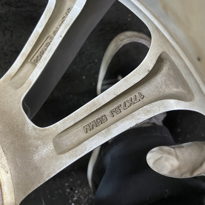 17" FUSION 19 17x7.5, aluminum, 10 spoke , w/flared spoke ends, Original OEM Wheel Rim