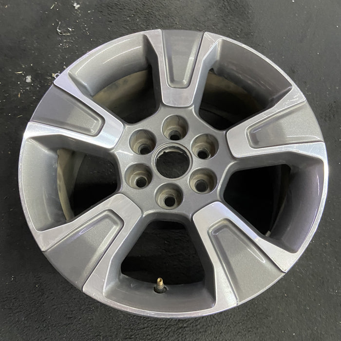17" COLORADO 15-16 17x8, , opt R28 Original OEM Wheel Rim - Side Profile