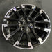 18" TRAVERSE 24 , 18x7.5, gloss black Original OEM Wheel Rim - Side Profile