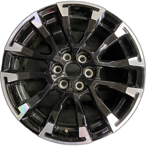 18" TRAVERSE 24 , 18x7.5, gloss black Original OEM Wheel Rim - Front View
