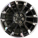 18" TRAVERSE 24 , 18x7.5, gloss black Original OEM Wheel Rim - Front View