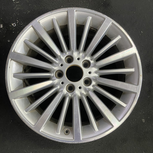 18" BMW 320i 12-13 , 18x8 , 20 spoke Original OEM Wheel Rim - Angle View