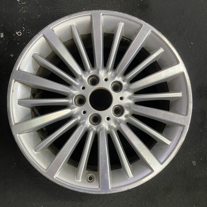 18" BMW 320i 12-13 , 18x8 , 20 spoke Original OEM Wheel Rim - Angle View