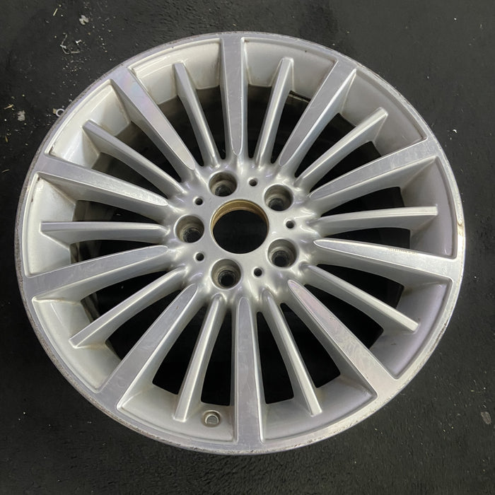18" BMW 320i 12-13 , 18x8 , 20 spoke Original OEM Wheel Rim - Side Profile
