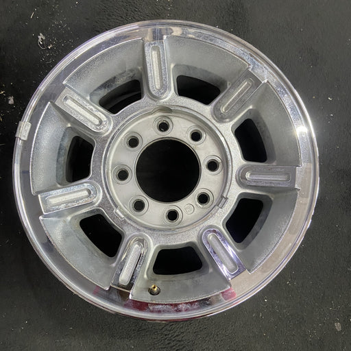 17" HUMMER H2 04-05 , chrome finish Original OEM Wheel Rim - Angle View