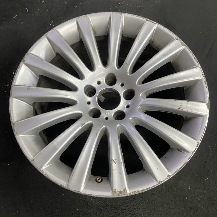 19" BMW 535i GT 10-17 19x8.5 , 15 spoke, flared end spoke Original OEM Wheel Rim - Side Profile